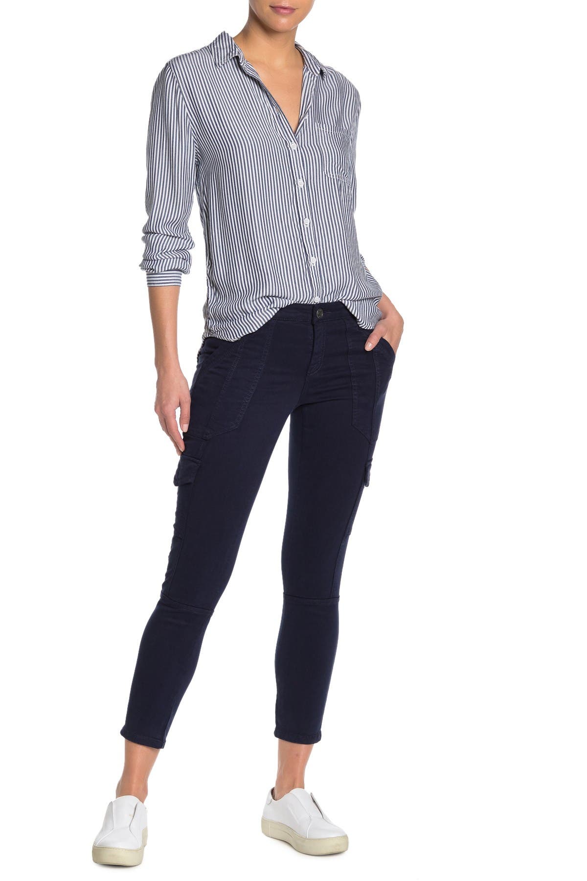 joie okana skinny cargo pants