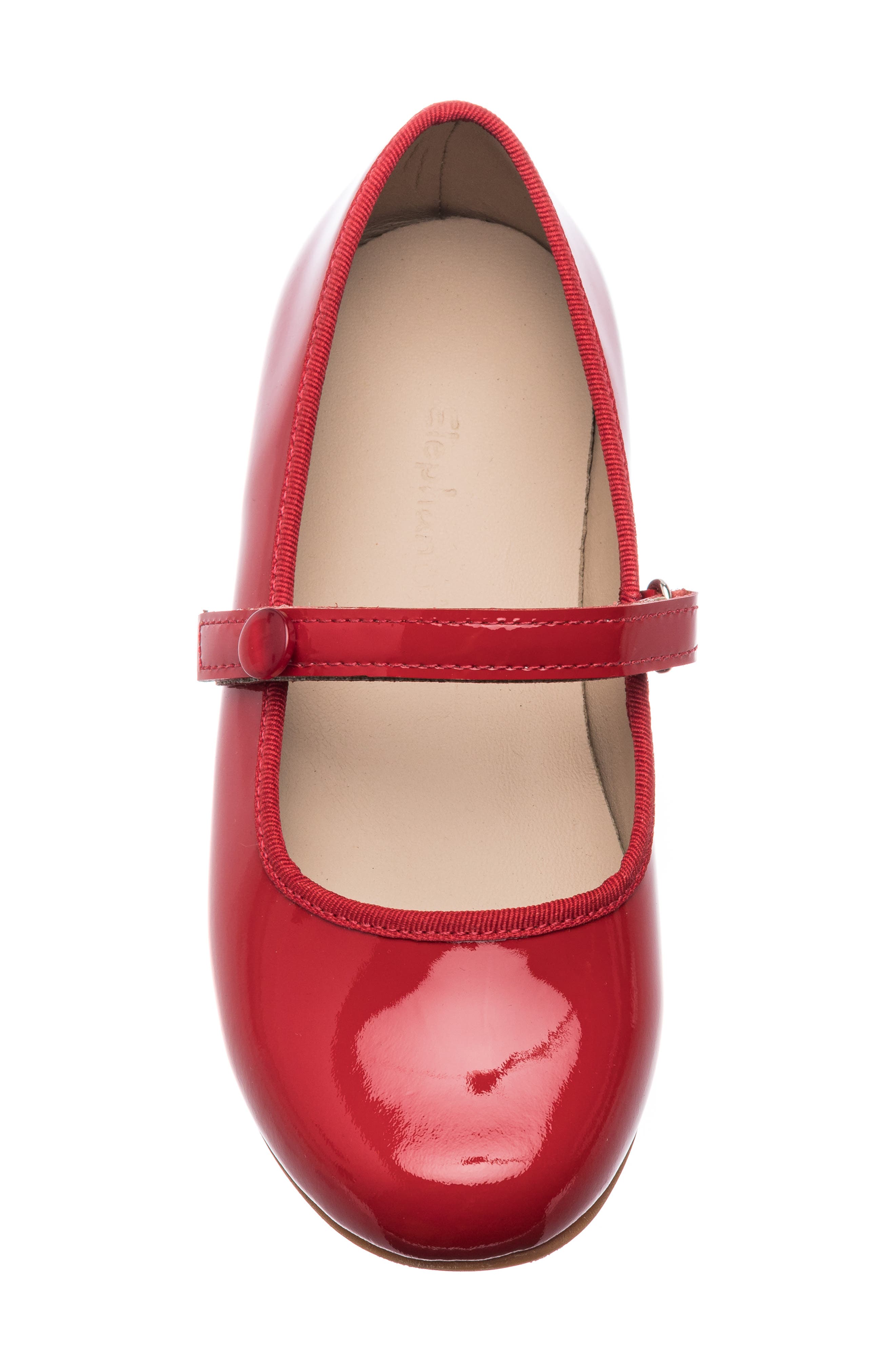 elephantito red patent mary jane