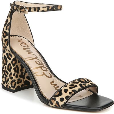 Sam Edelman Daniella Ankle Strap Sandal, Brown