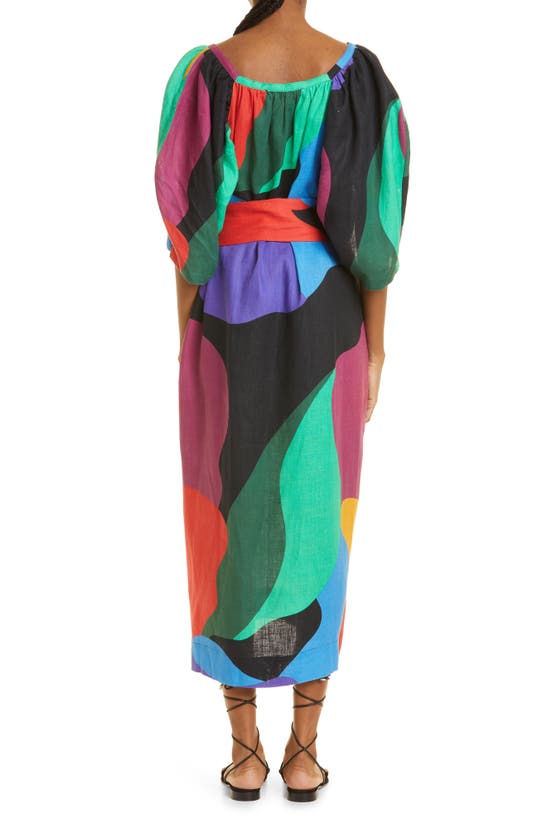 MARA HOFFMAN SARA PRINT HEMP DRESS