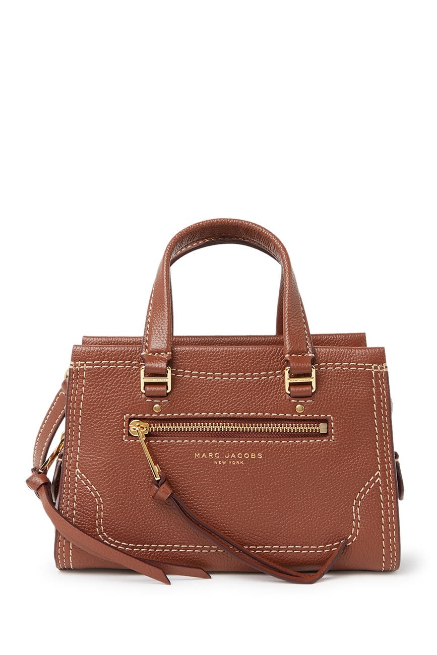 Marc Jacobs Mini Cruiser Pebbled Leather Crossbody Satchel