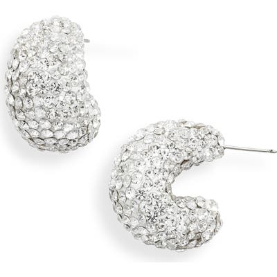 Kate Spade New York Clay Pave Huggie Hoop Earrings