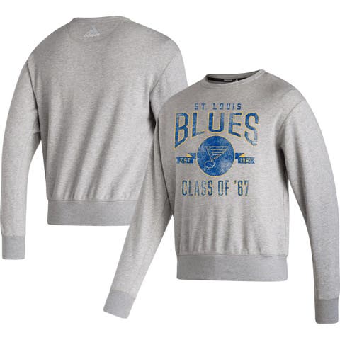 Profile Men's Heather Gray St. Louis Blues Big & Tall Logo Raglan T-Shirt