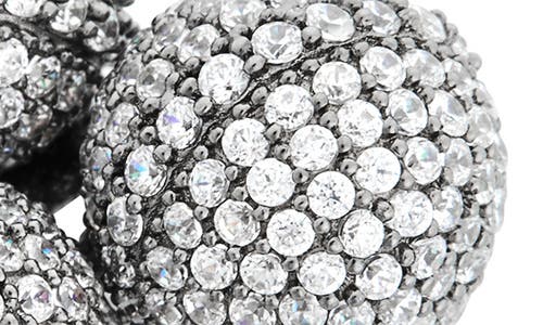 Suzy Levian Triple Threat Cubic Zirconia Ring In Silver