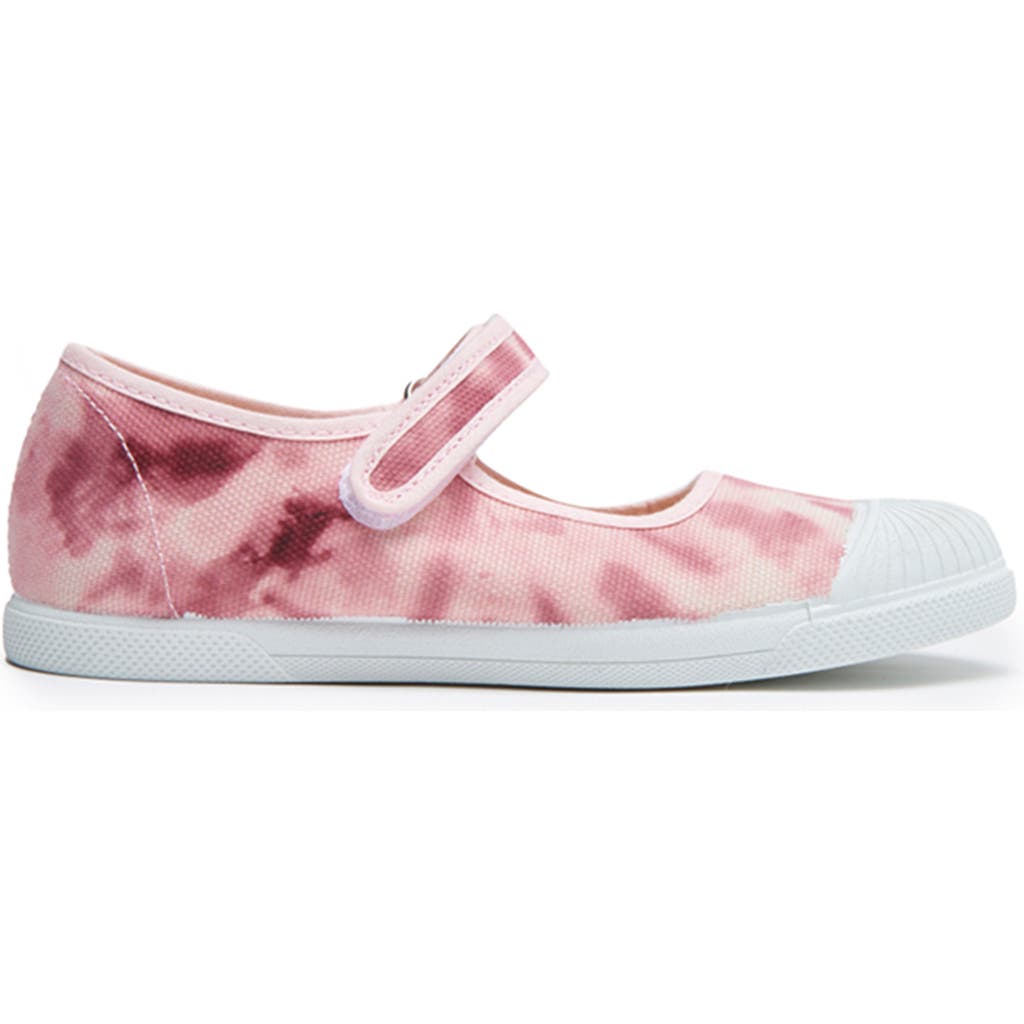 Childrenchic Tie Dye Mary Jane Canvas Sneaker In Pink