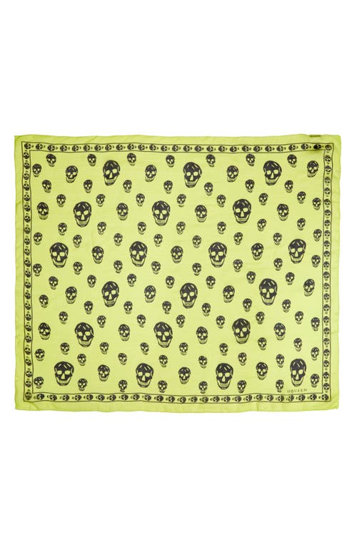 ALEXANDER MCQUEEN MCQUEEN SKULL PRINT SILK SCARF
