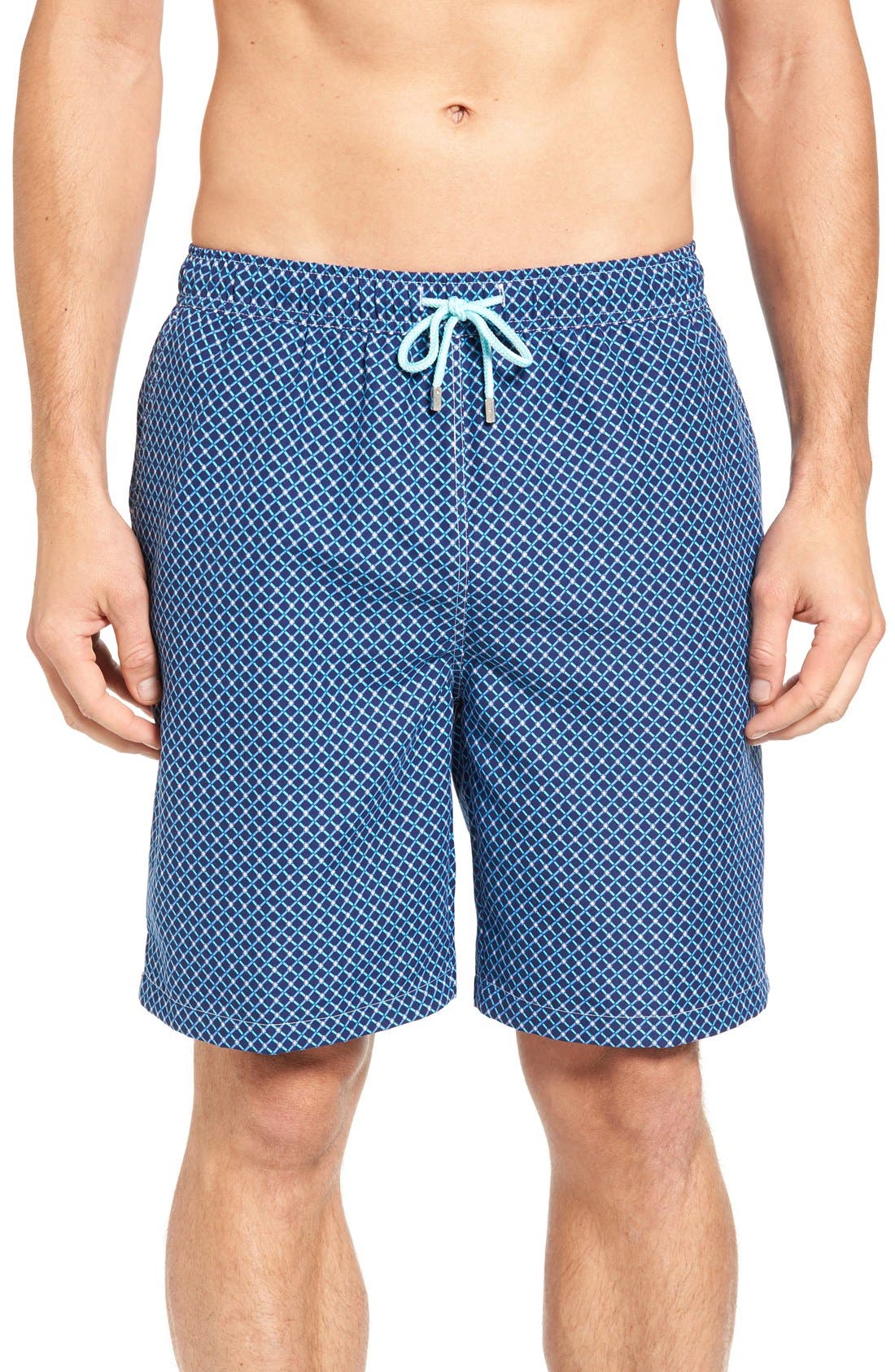 Peter Millar Bamboo Print Swim Trunks Nordstrom
