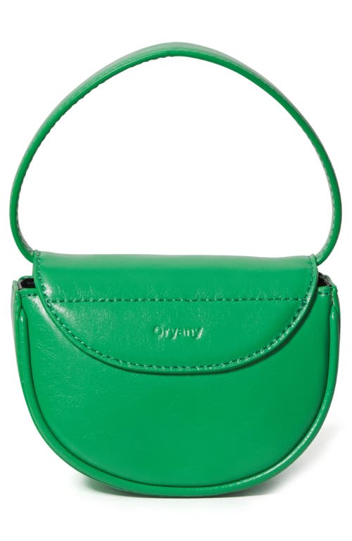 Shop Oryany Petite Lottie Leather Top Handle Bag In Kelly Green