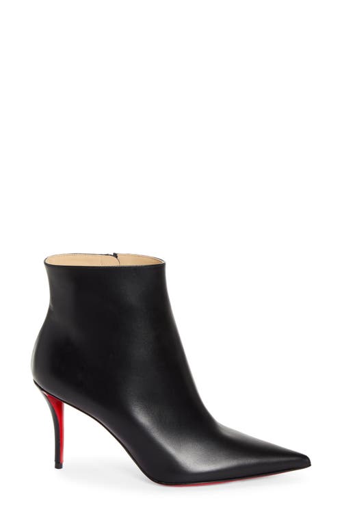 Christian Louboutin So Kate Booty High Heels Ankle Boots In Black Leather In Black