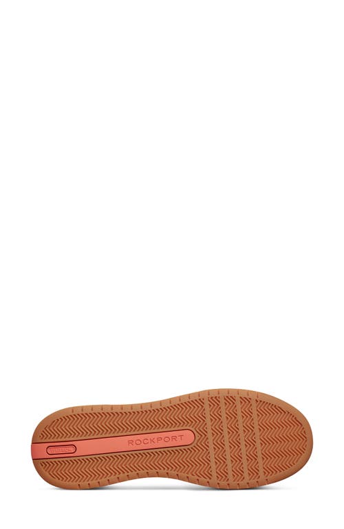 Shop Rockport Elara Leather Sneaker In White