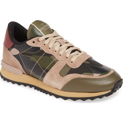Valentino Garavani Camoflauge Sneaker, Beige