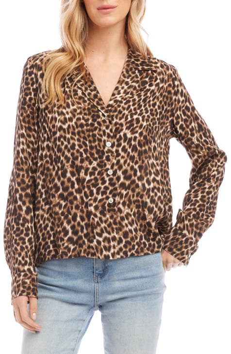 womens leopard print top | Nordstrom