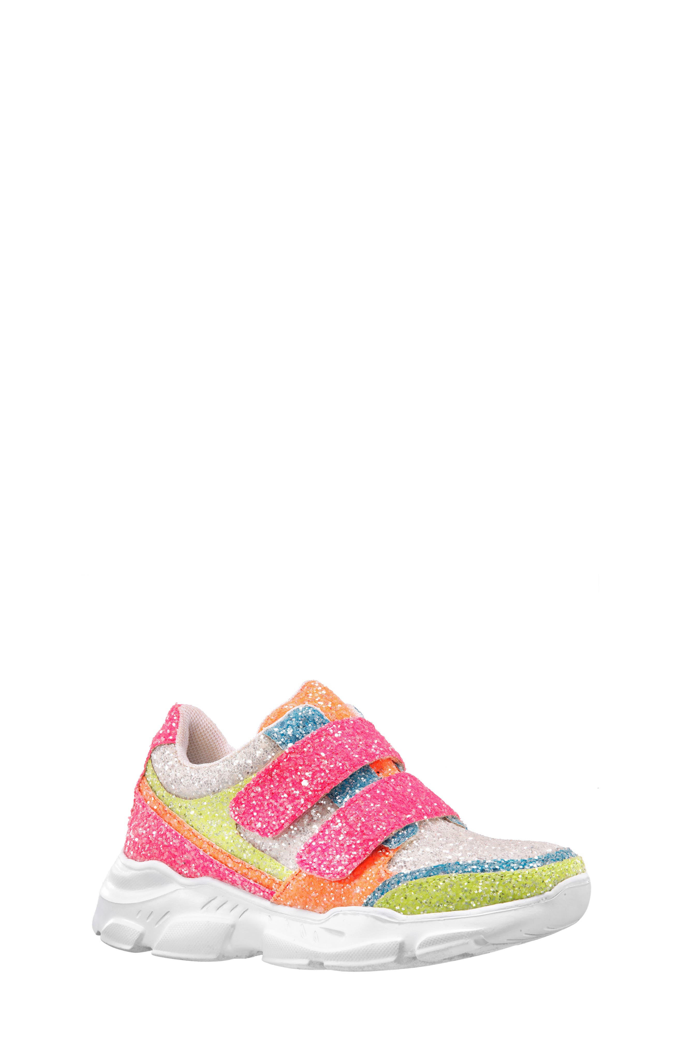 UPC 794378433262 product image for Nina Holleigh Glitter Sneaker in Neon Multi Chky Glitter at Nordstrom, Size 4 M | upcitemdb.com