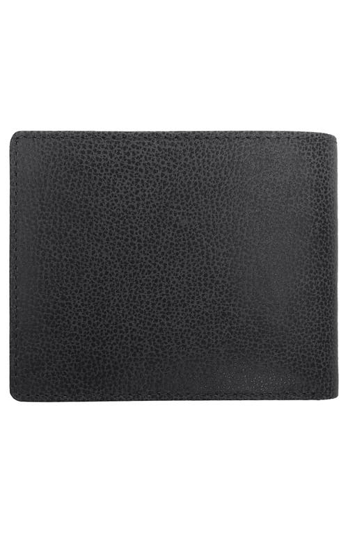 Shop Boconi 3-in-1 Leather Id Wallet Gift Set In Black