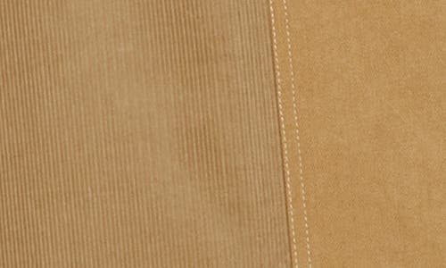 Twp Contrast Panel Wide Leg Pants In Camel
