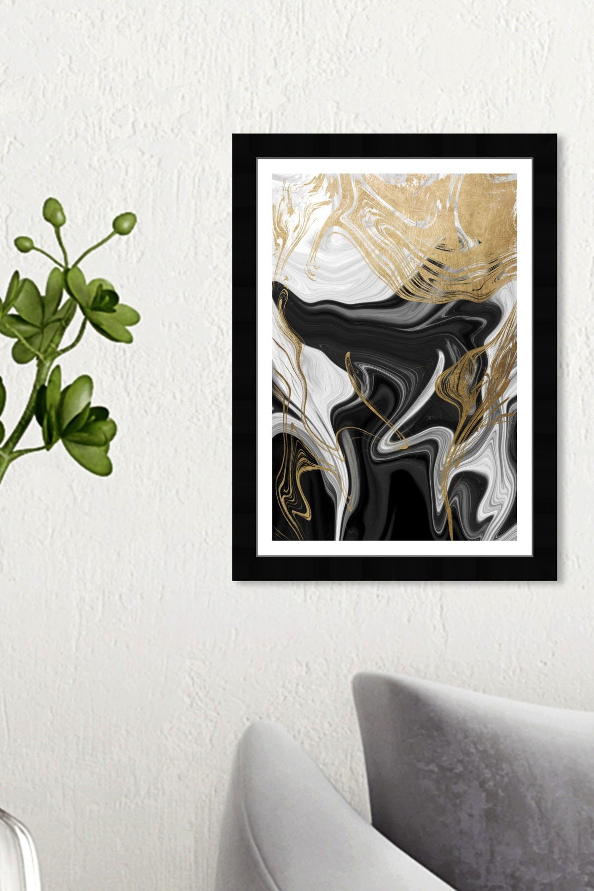 Wynwood Studio Ripples In Gold Gold Abstract Framed Wall Art   3cf7dc66 Afab 4bd9 A4f7 4892af1c0a01 