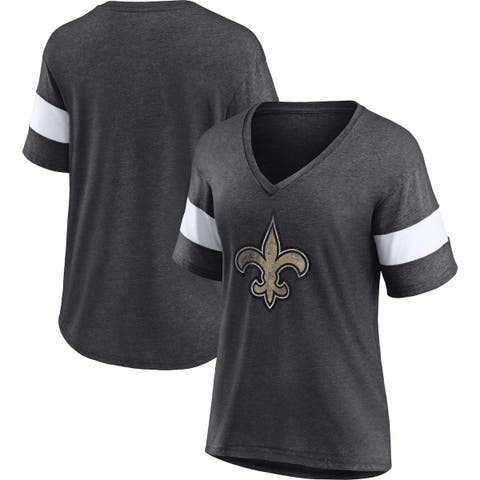 New Orleans Saints Fleur de Lis Hoodie Bodycon Stretch 3/4 Dress Black S/M/L S