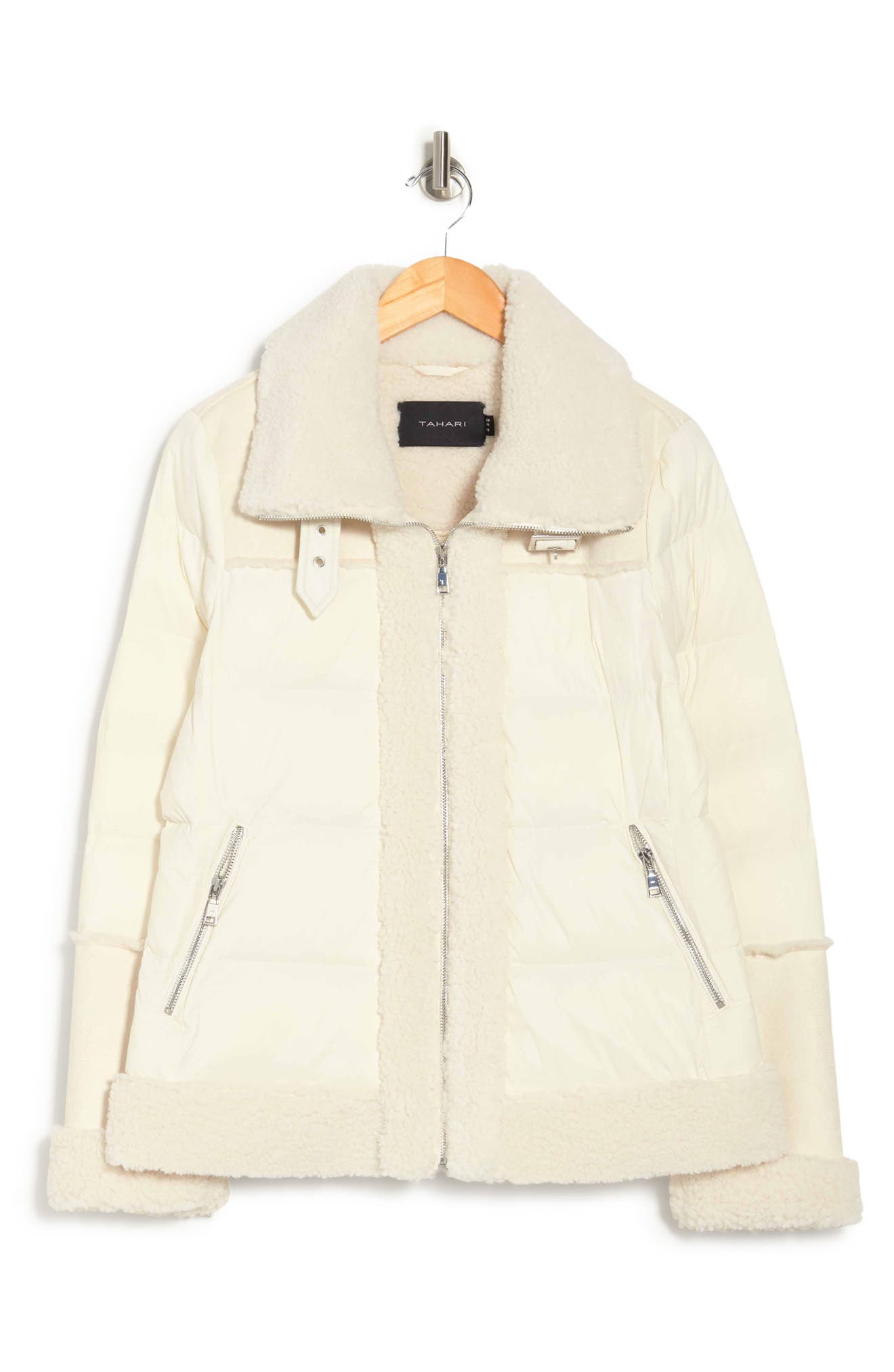 tahari quilted jacket