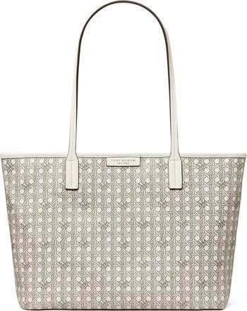 Tory Burch Gemini Link Canvas Small Tote, Luxury, Bags & Wallets