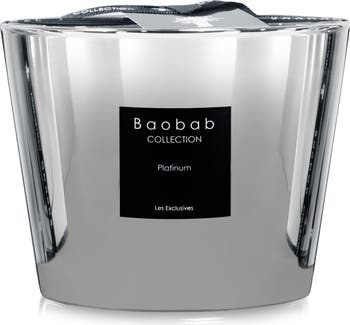 Baobab Collection Les Exclusives Platinum Silver Candle |