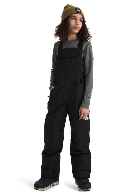 Shop The North Face Kids' Freedom Insulated Waterproof Snow Bibs In Tnf Black