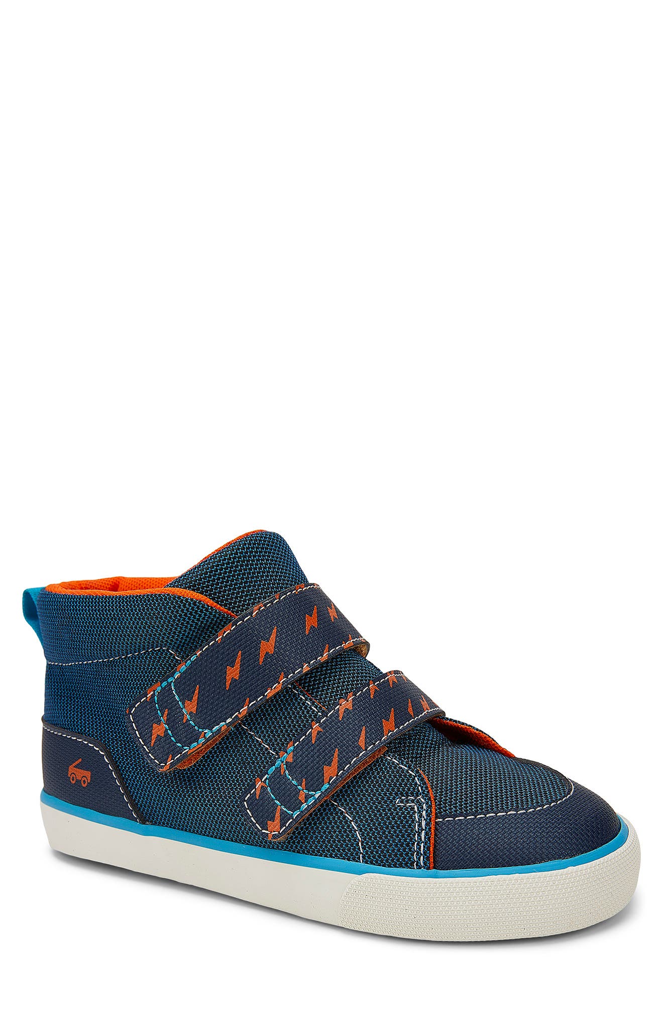 See Kai Run Kids' Dean Adapt High Top Sneaker in Blue at Nordstrom, Size 10 M