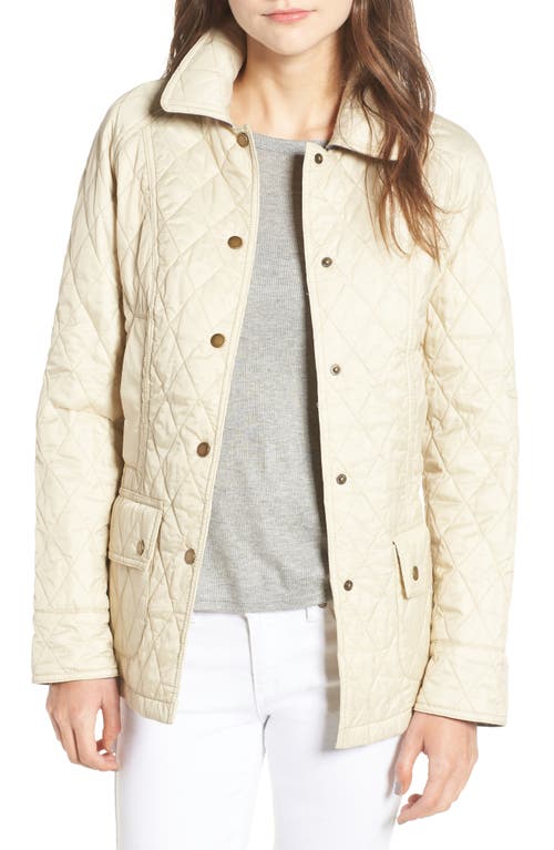 Barbour Beadnell Summer Quilted Jacket Pearl at Nordstrom, Us