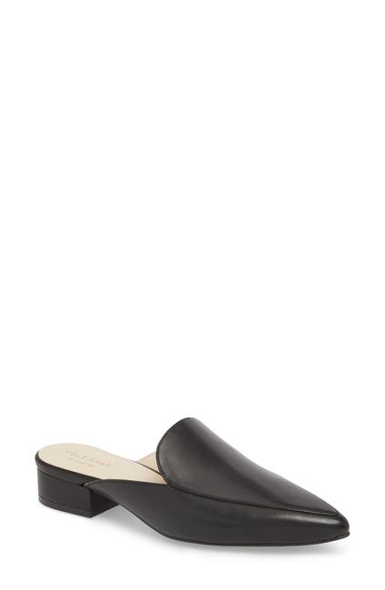 Image of Cole Haan Piper Pointed Toe Leather Mule