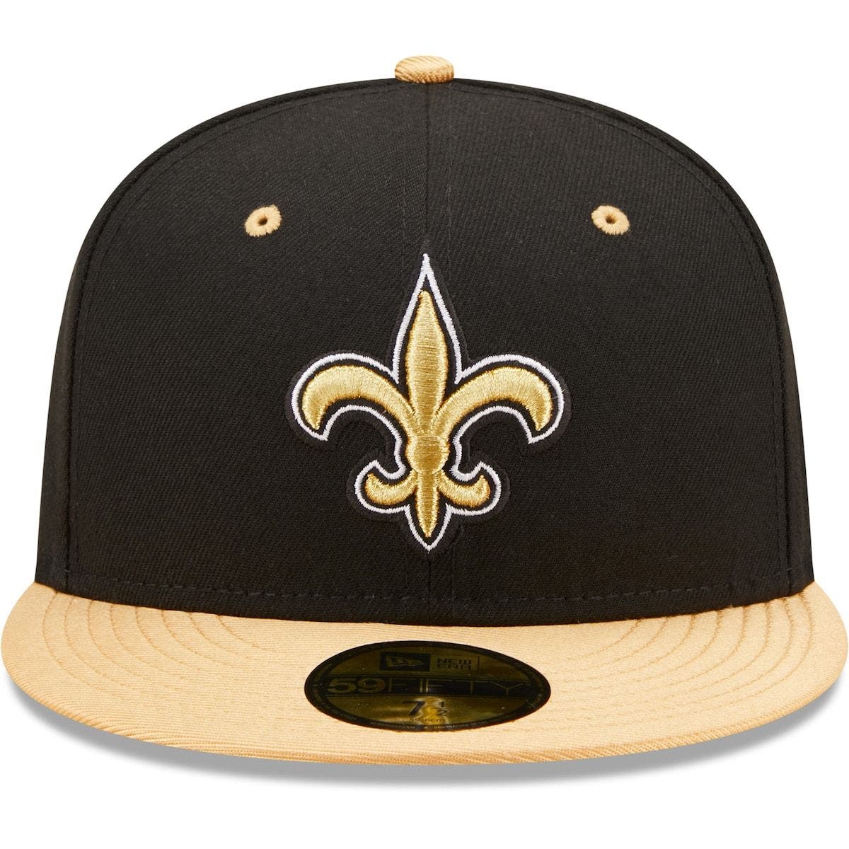 New Era Men's New Era Black/Vegas Gold 