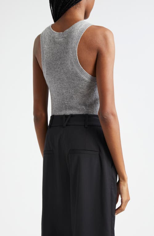 Shop Veronica Beard Jerrel Cashmere Tank In Heather Grey