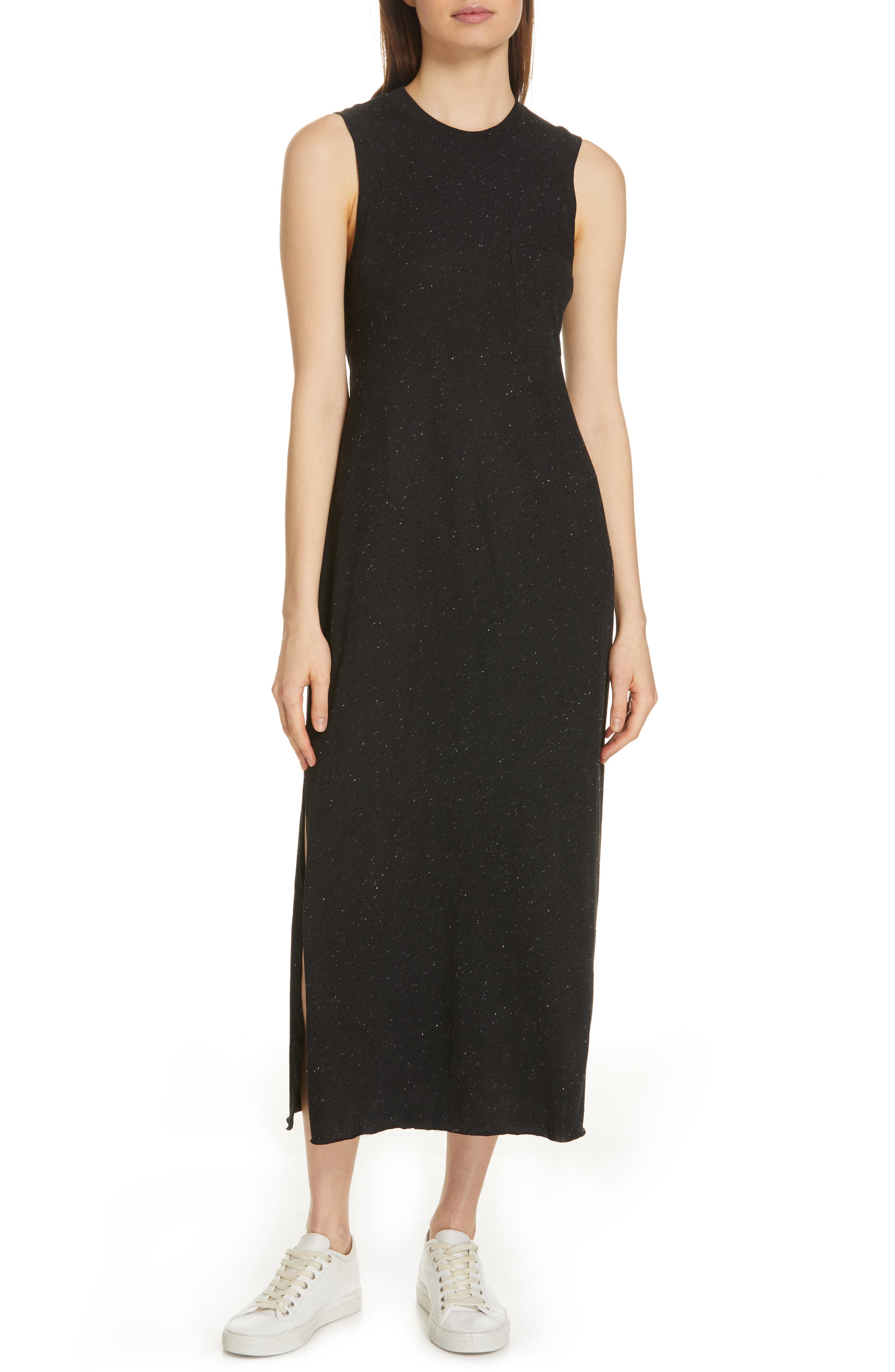 Atm Anthony Thomas Melillo Donegal Pocket Midi Dress, Grey