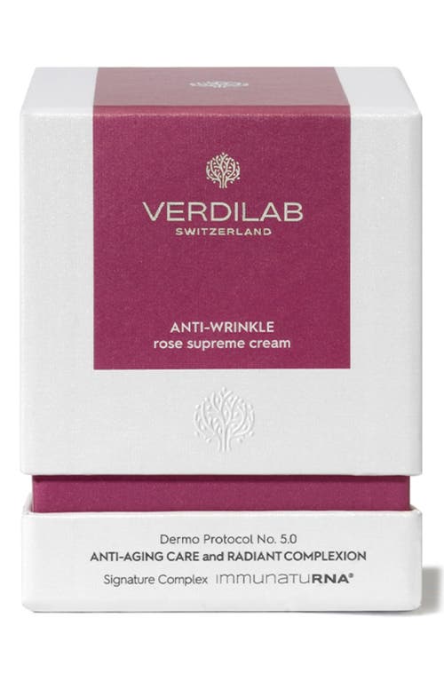 Verdilab Anti-wrinkle Rose Supreme Cream In No Color