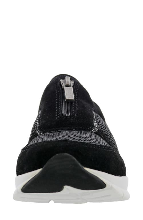 Ros Hommerson Fly Zip Sneaker In Black