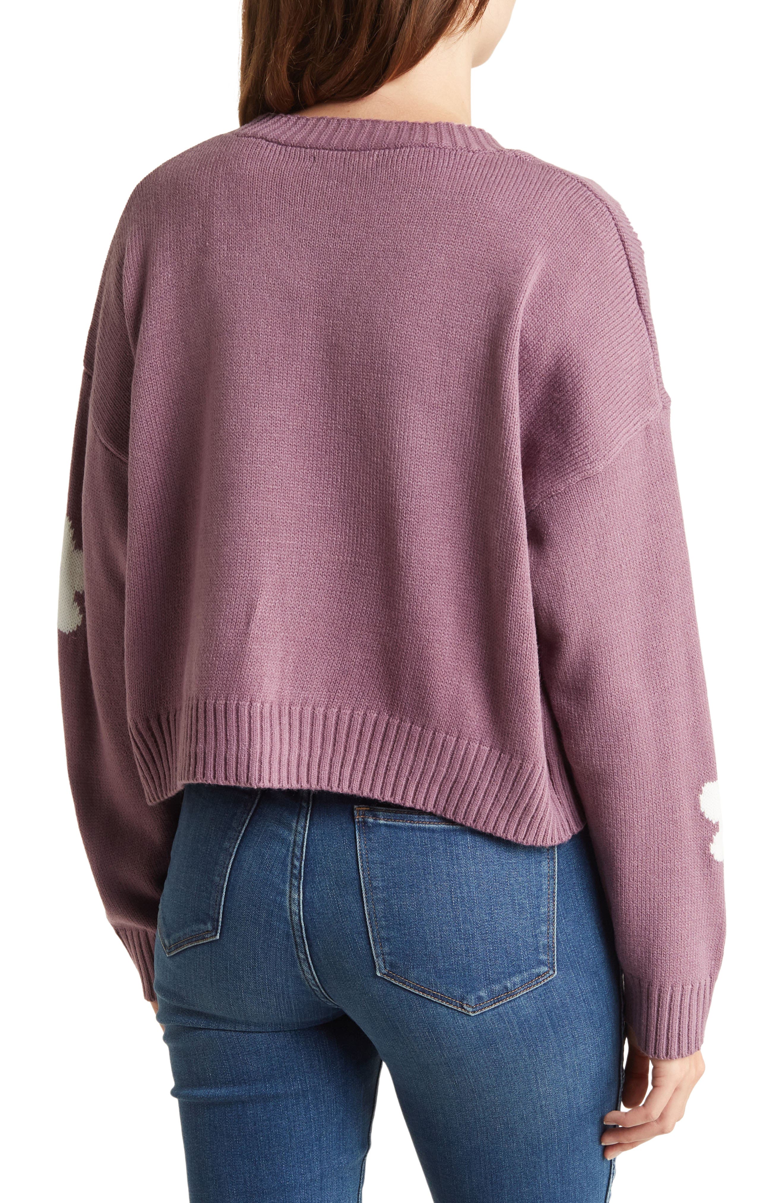 Love Tree Floral Button Front Crop 