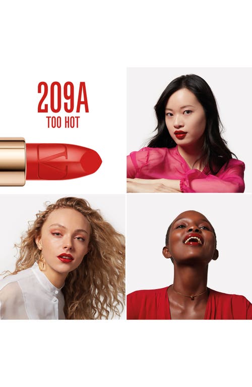 Shop Valentino Rosso  Refillable Lipstick In 209a/satin