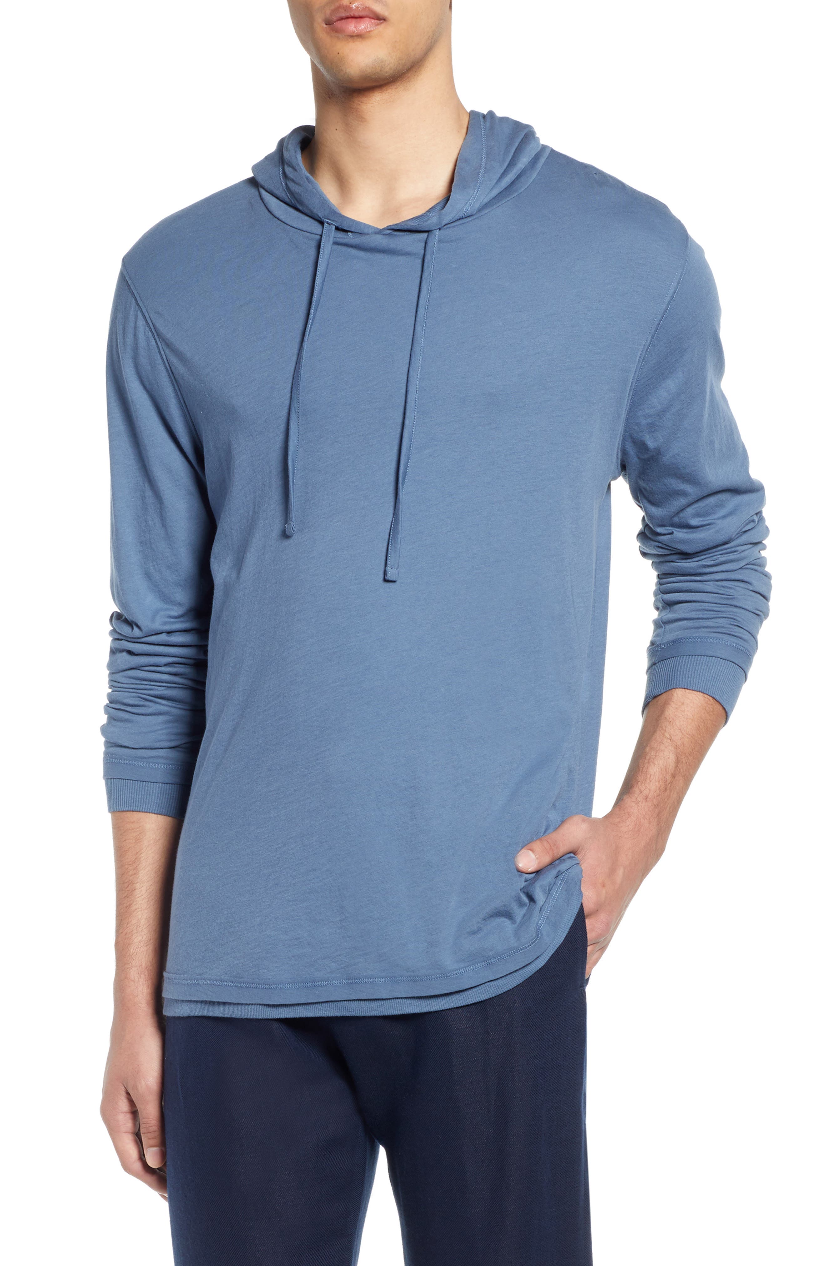 vince double layer hoodie