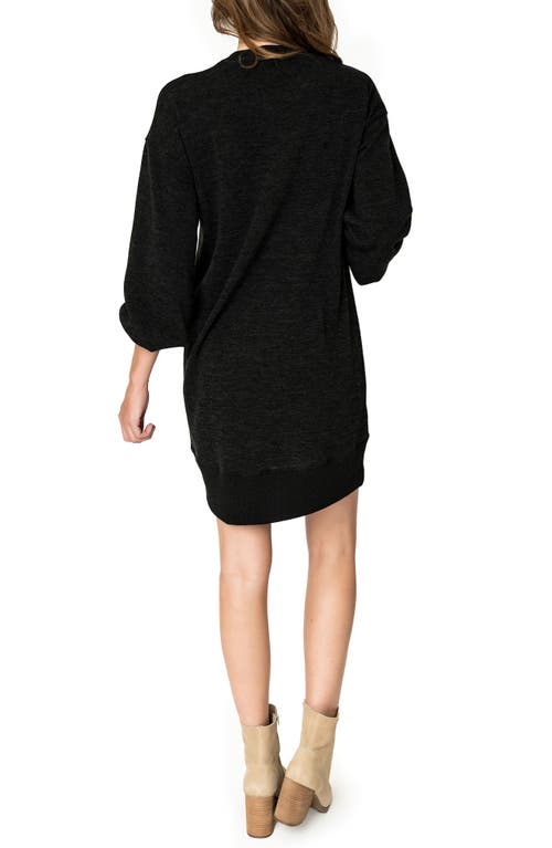 Shop Gibsonlook Long Sleeve Sweater Dress In Black