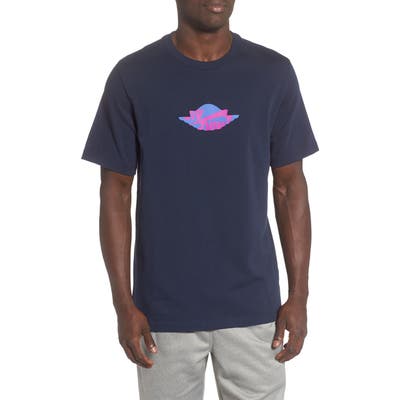 Jordan Wings Classic Crewneck T-Shirt, Blue