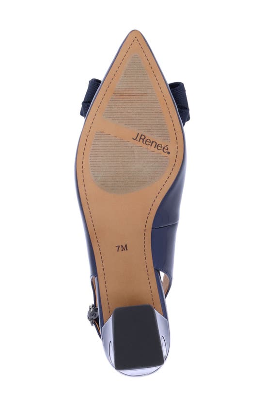 Shop J. Reneé Kimma Slingback Pointed Toe Pump In Navy