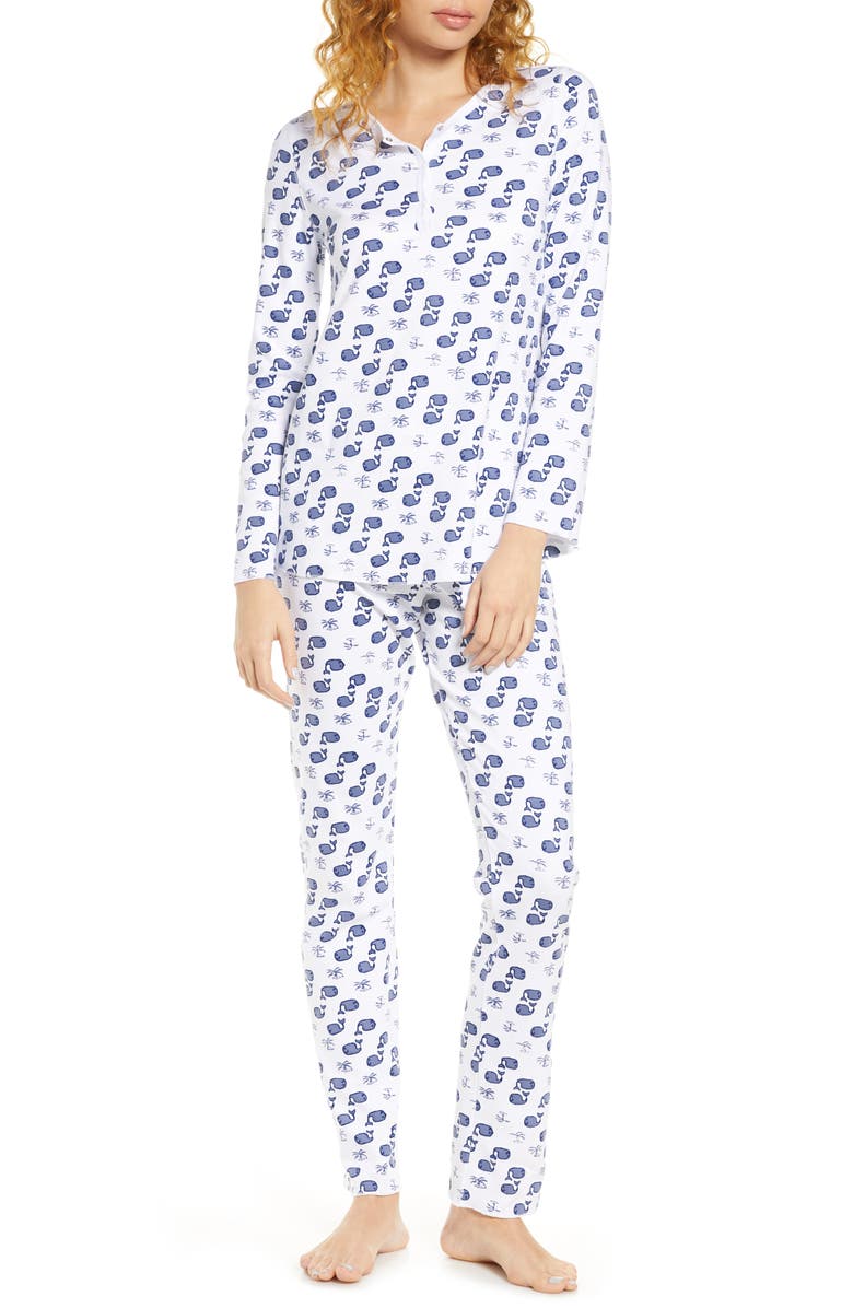 Roller Rabbit Moby Whale Pajamas | Nordstrom