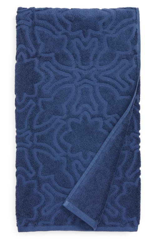 SFERRA Moresco Bath Sheet in Navy at Nordstrom