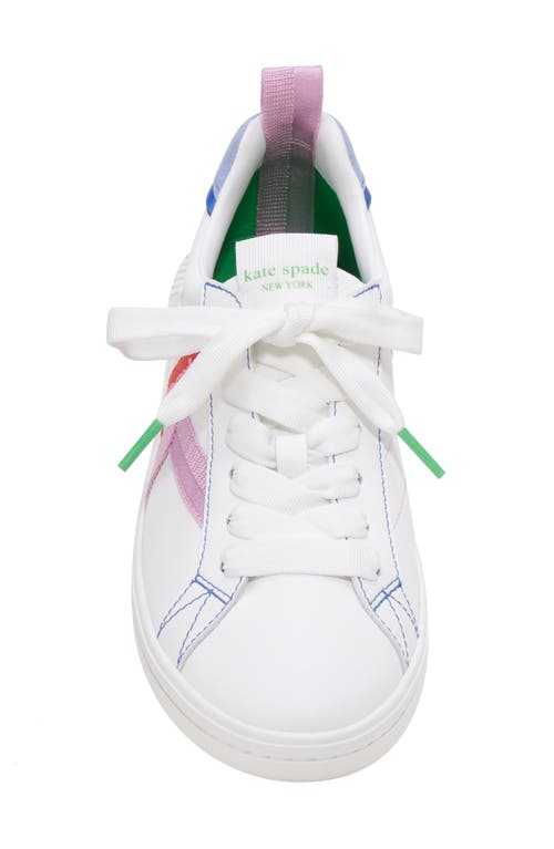 Kate Spade Signature Sneakers In True White/n Str Mlti