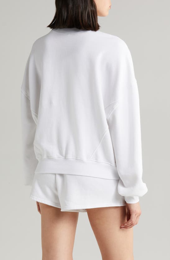 Shop Honeydew Intimates No Plans Graphic Sweatshirt In White