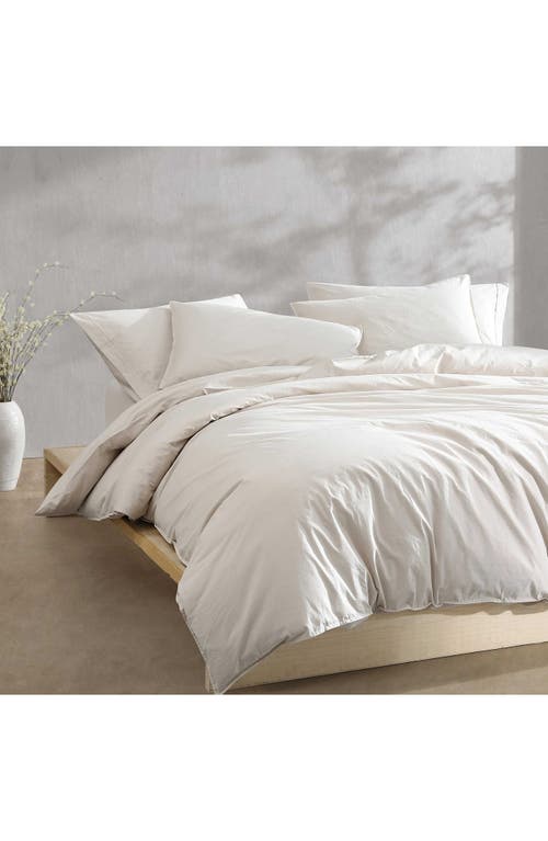 Shop Calvin Klein Washed Percale Comforter & Shams Set In Beige/tan