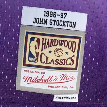  John Stockton Utah Jazz Mitchell and Ness Men's