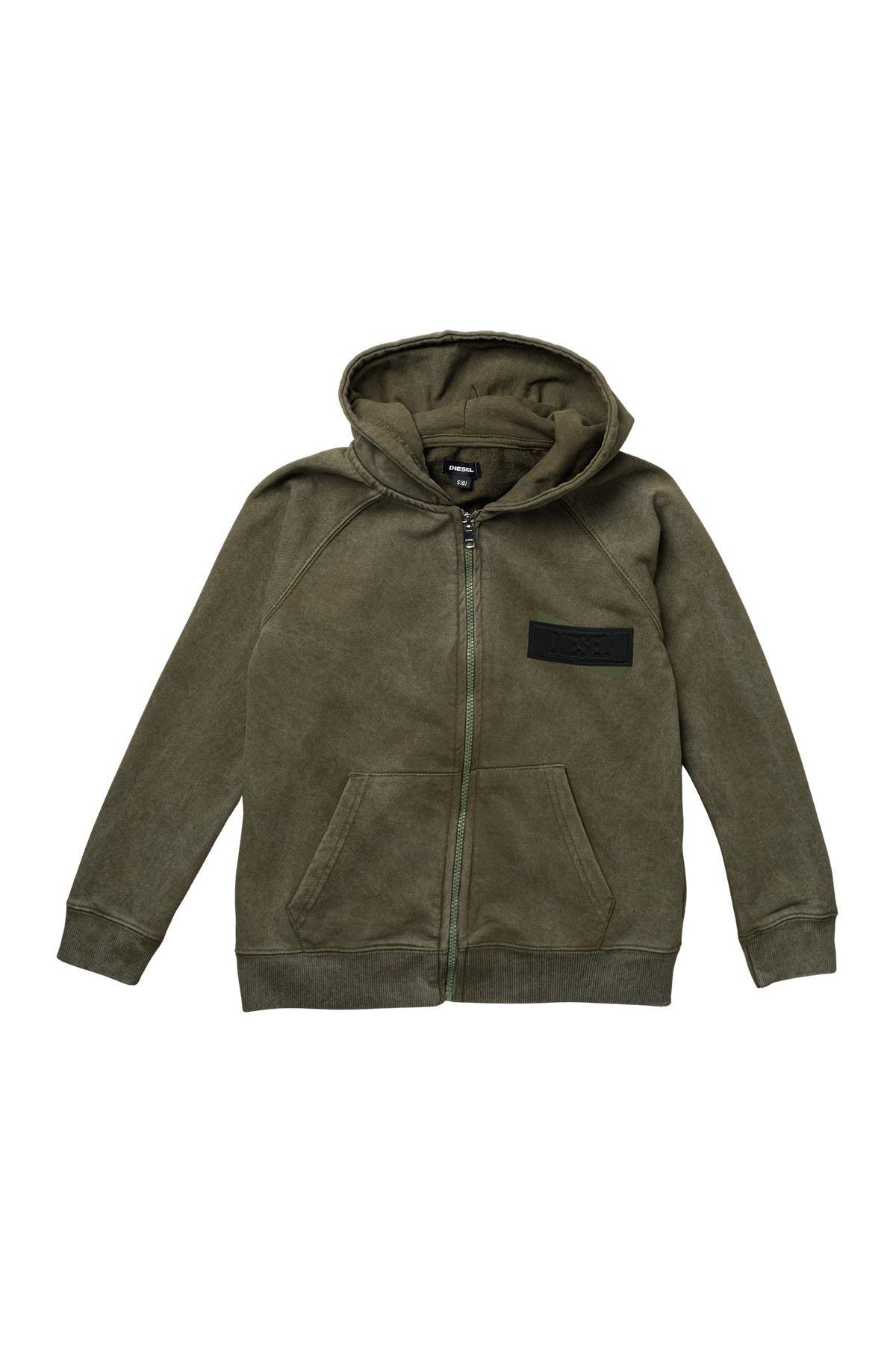 Diesel Full Zip Acid Wash Hoodie Nordstrom Rack