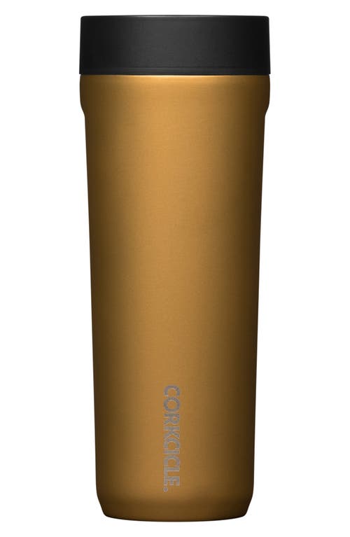 Corkcicle 17-Ounce Commuter Tumbler in Ceramic Gold at Nordstrom