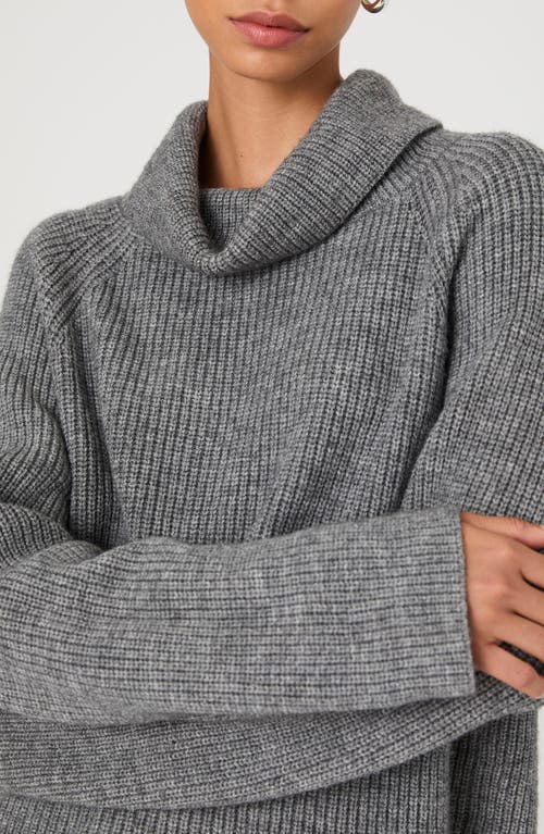 French Connection Mersai Cowl Neck Sweater In Grey