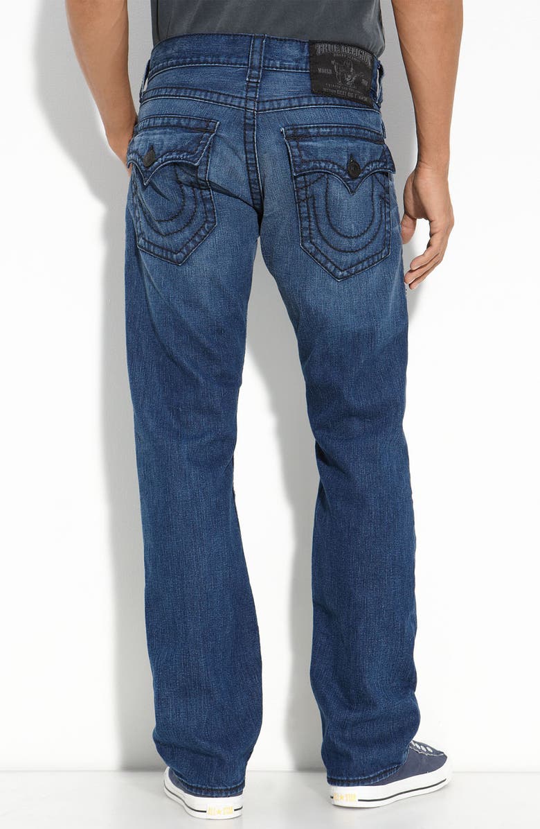TRUE RELIGION BRAND JEANS 'Ricky' Straight Leg Jeans, Main, color, RATTLER