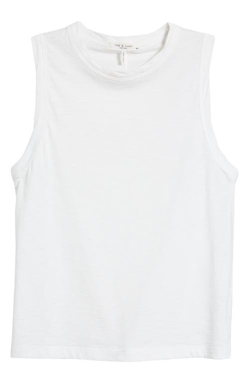 Rag & Bone The Essential Twist Tank In White